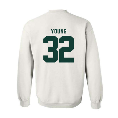 Michigan State - NCAA Football : Evan Young - Classic Shersey Crewneck Sweatshirt-1