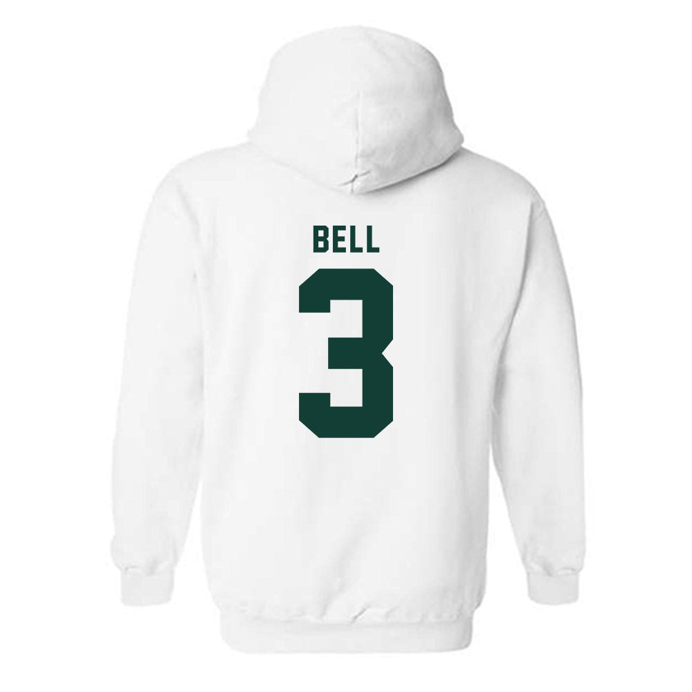 Michigan State - NCAA Football : Tre Bell - Classic Shersey Hooded Sweatshirt-1