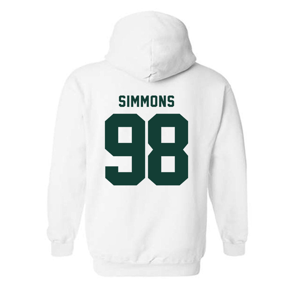 Michigan State - NCAA Football : Derrick Simmons - Classic Shersey Hooded Sweatshirt-1