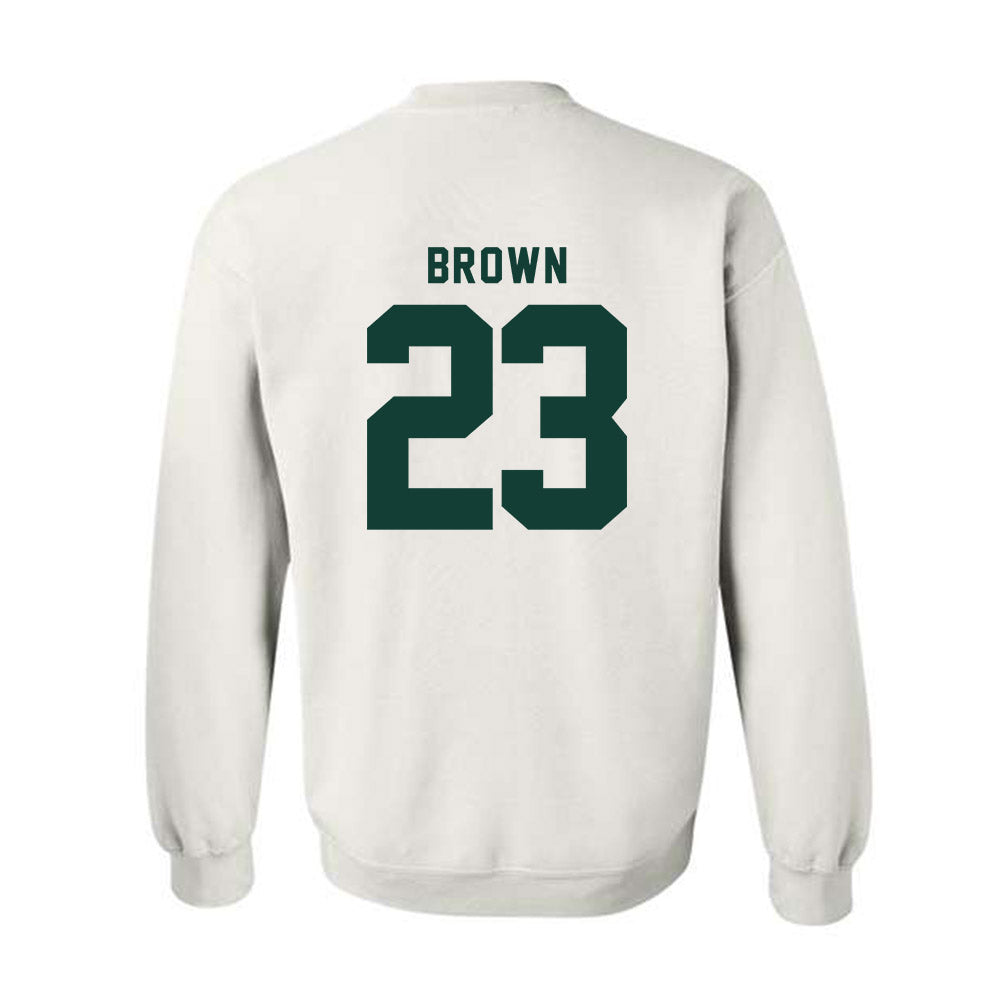 Michigan State - NCAA Women's Basketball : Jalyn Brown - Classic Shersey Crewneck Sweatshirt-1