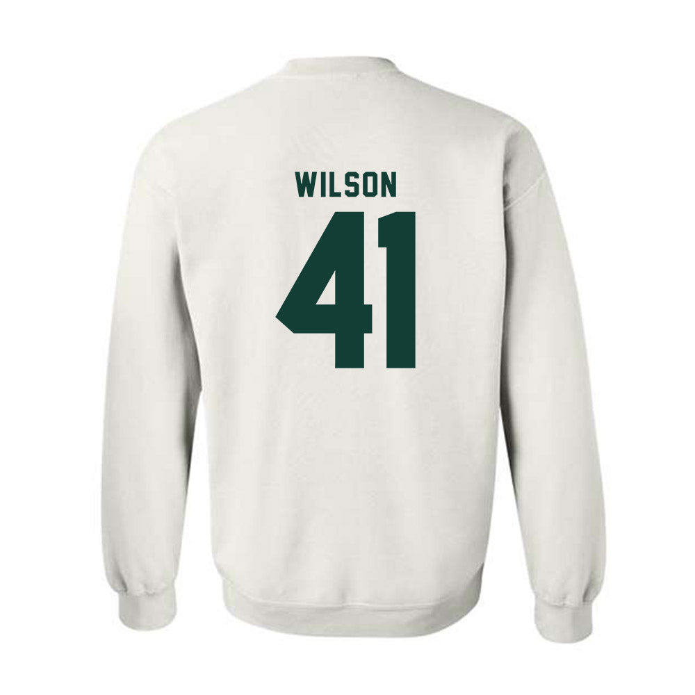 Michigan State - NCAA Football : Jaxson Wilson - Classic Shersey Crewneck Sweatshirt-1