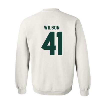 Michigan State - NCAA Football : Jaxson Wilson - Classic Shersey Crewneck Sweatshirt-1