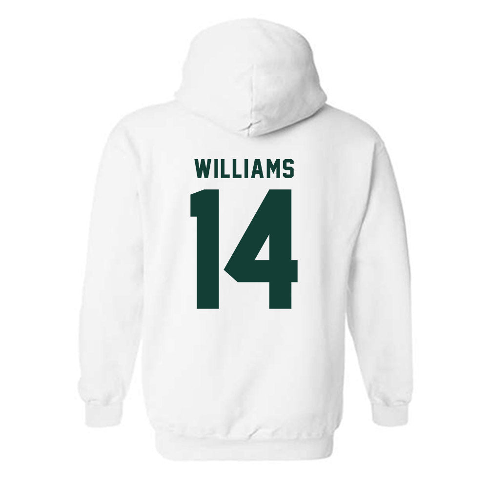 Michigan State - NCAA Football : Bryson Williams - Classic Shersey Hooded Sweatshirt-1