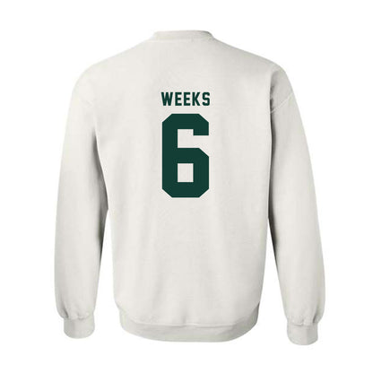 Michigan State - NCAA Baseball : Davis Weeks - Classic Shersey Crewneck Sweatshirt-1