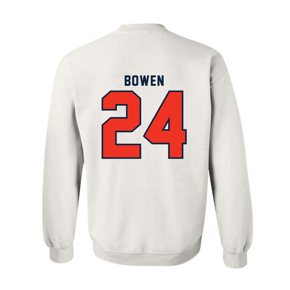 Syracuse - NCAA Men's Lacrosse : Dante Bowen - Classic Shersey Crewneck Sweatshirt-1