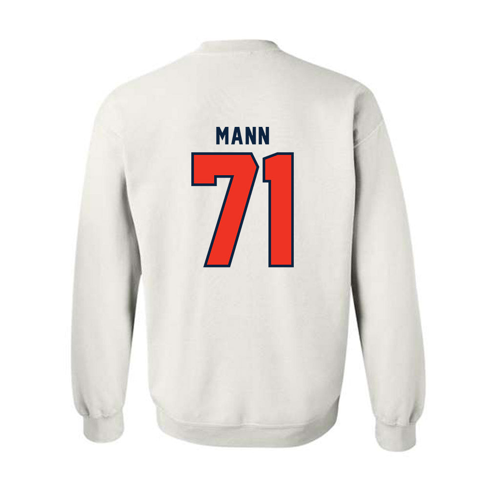 Syracuse - NCAA Football : Jayden Mann - Classic Shersey Crewneck Sweatshirt-1