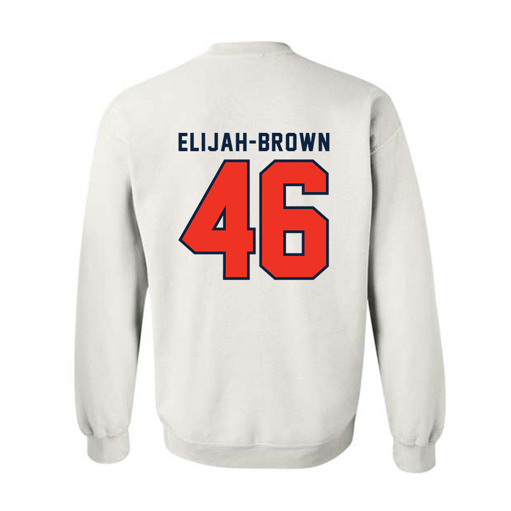 Syracuse - NCAA Men's Lacrosse : Gregory Elijah-Brown - Classic Shersey Crewneck Sweatshirt-1