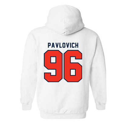 Syracuse - NCAA Football : Mateja Pavlovich - Classic Shersey Hooded Sweatshirt-1
