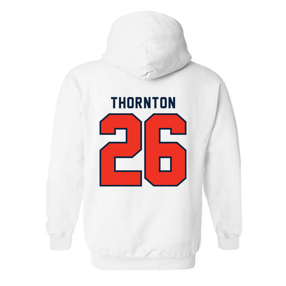 Syracuse - NCAA Women's Lacrosse : Courtney Thornton - Classic Shersey Hooded Sweatshirt-1
