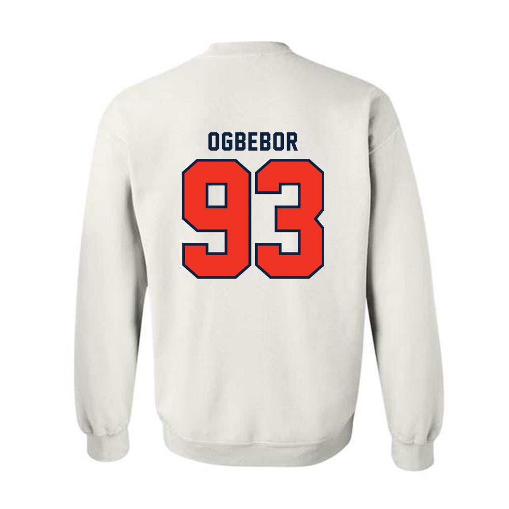 Syracuse - NCAA Football : Nissi Ogbebor - Classic Shersey Crewneck Sweatshirt-1