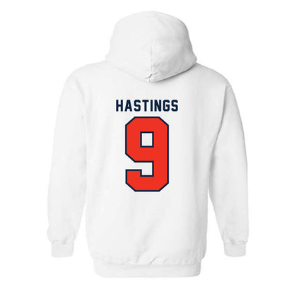 Syracuse - NCAA Football : Isaiah Hastings - Classic Shersey Hooded Sweatshirt-1