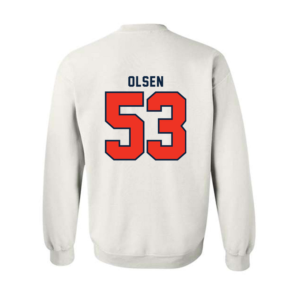 Syracuse - NCAA Football : Donald (Ted) Olsen - Classic Shersey Crewneck Sweatshirt-1