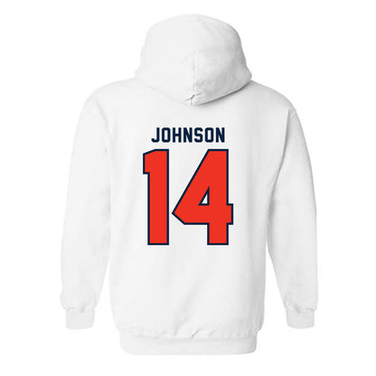 Syracuse - NCAA Football : Darius Johnson - Classic Shersey Hooded Sweatshirt-1