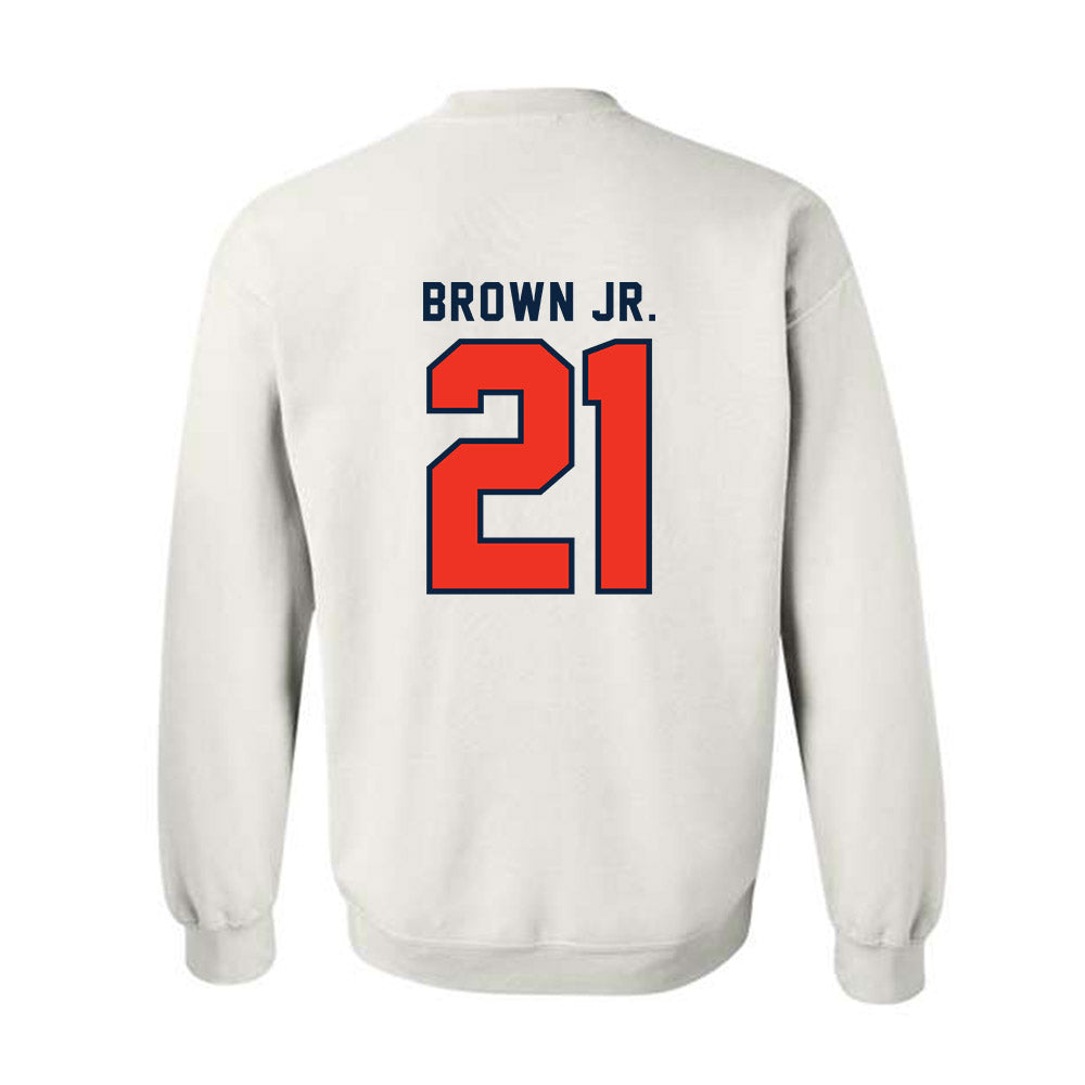 Syracuse - NCAA Football : Fran Brown Jr. - Classic Shersey Crewneck Sweatshirt-1