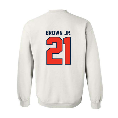 Syracuse - NCAA Football : Fran Brown Jr. - Classic Shersey Crewneck Sweatshirt-1