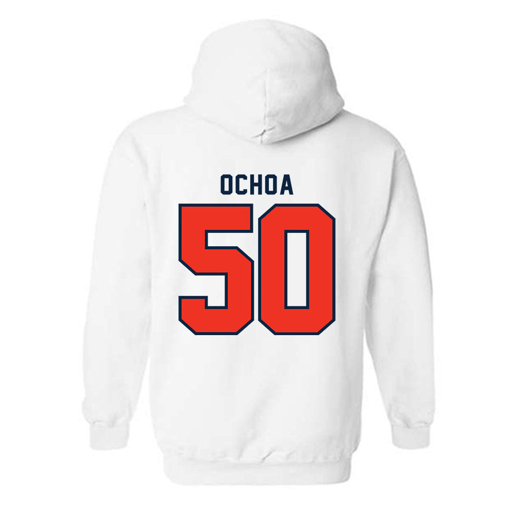 Syracuse - NCAA Men's Lacrosse : Ryder Ochoa - Classic Shersey Hooded Sweatshirt-1