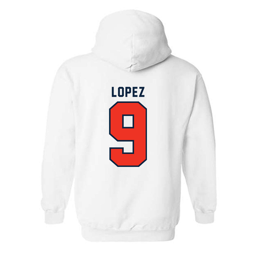 Syracuse - NCAA Softball : Madelyn Lopez - Classic Shersey Hooded Sweatshirt-1