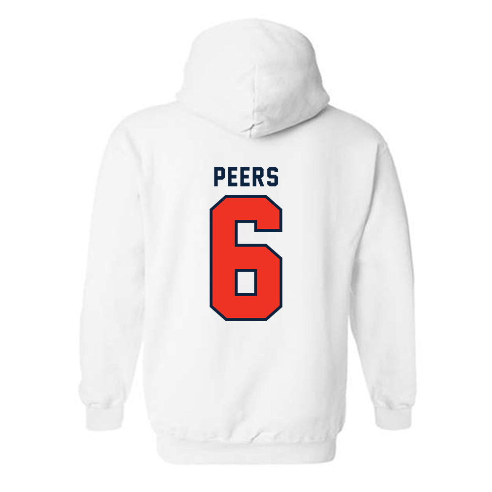Syracuse - NCAA Women's Lacrosse : Ella Peers - Classic Shersey Hooded Sweatshirt-1