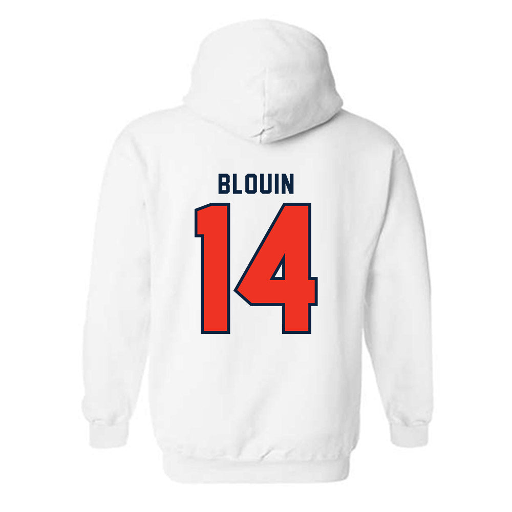 Syracuse - NCAA Women's Ice Hockey : Jordan Blouin - Classic Shersey Hooded Sweatshirt-1