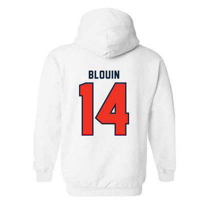 Syracuse - NCAA Women's Ice Hockey : Jordan Blouin - Classic Shersey Hooded Sweatshirt-1