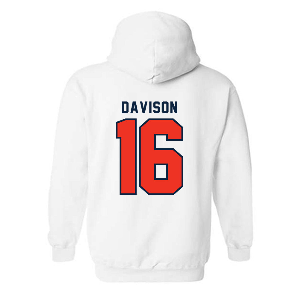 Syracuse - NCAA Softball : Taylor Davison - Classic Shersey Hooded Sweatshirt-1