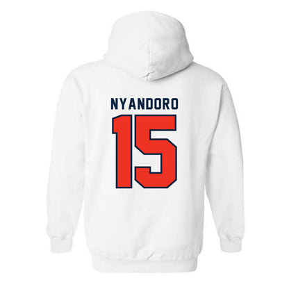 Syracuse - NCAA Football : Nathan Nyandoro - Classic Shersey Hooded Sweatshirt-1