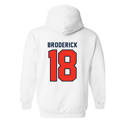 Syracuse - NCAA Women's Ice Hockey : Maryn Broderick - Classic Shersey Hooded Sweatshirt-1