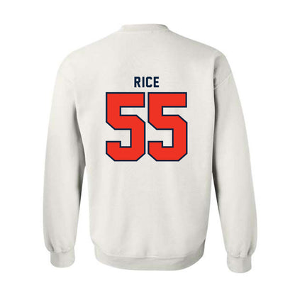Syracuse - NCAA Football : Zach Rice - Classic Shersey Crewneck Sweatshirt-1