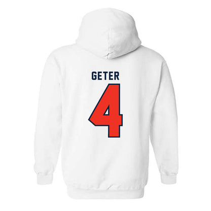 Syracuse - NCAA Football : Chase Geter - Classic Shersey Hooded Sweatshirt-1