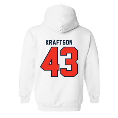 Syracuse - NCAA Men's Lacrosse : Charlie Kraftson - Classic Shersey Hooded Sweatshirt-1