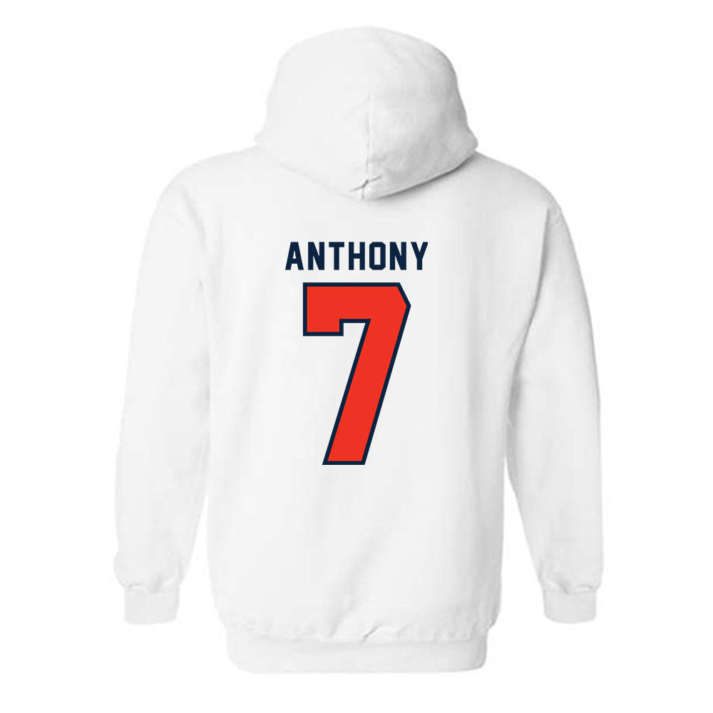 Syracuse - NCAA Men's Basketball : Kiyan Anthony - Classic Shersey Hooded Sweatshirt-1