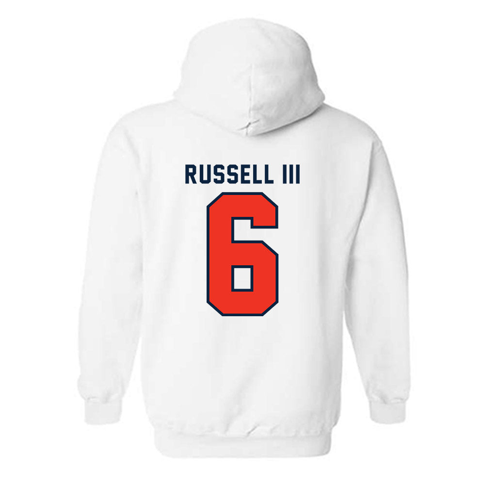Syracuse - NCAA Men's Basketball : Calvin Russell III - Classic Shersey Hooded Sweatshirt-1