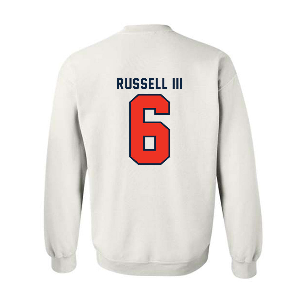 Syracuse - NCAA Men's Basketball : Calvin Russell III - Classic Shersey Crewneck Sweatshirt-1