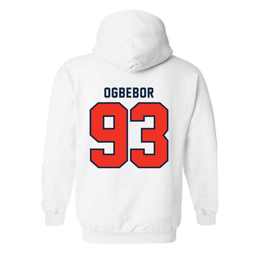Syracuse - NCAA Football : Nissi Ogbebor - Classic Shersey Hooded Sweatshirt-1