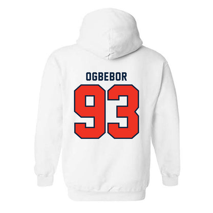 Syracuse - NCAA Football : Nissi Ogbebor - Classic Shersey Hooded Sweatshirt-1