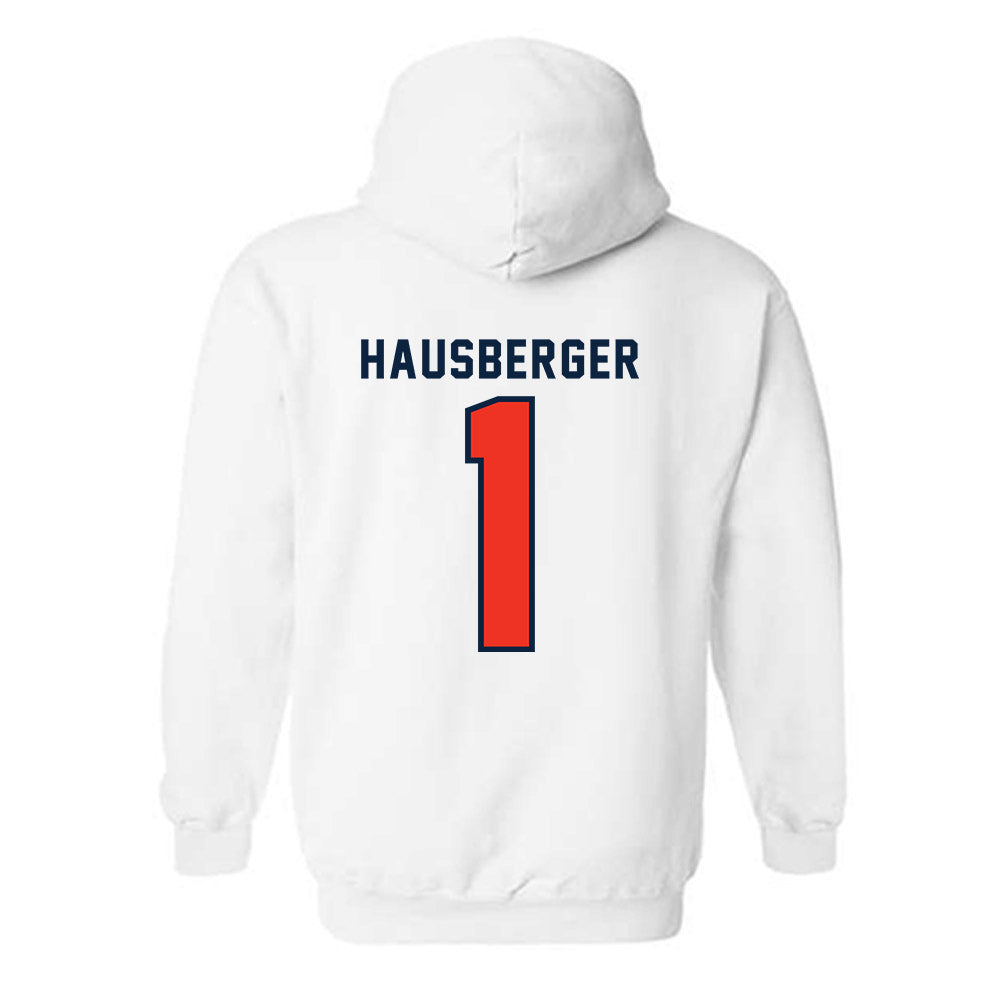Syracuse - NCAA Women's Ice Hockey : Sophia Hausberger - Classic Shersey Hooded Sweatshirt-1