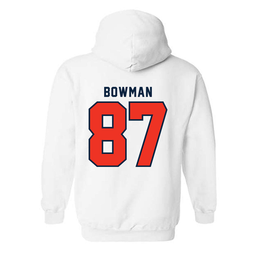 Syracuse - NCAA Football : Wyatt Bowman - Classic Shersey Hooded Sweatshirt-1