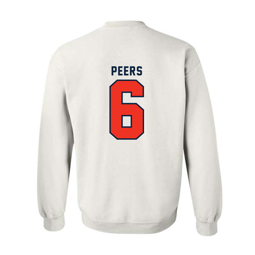 Syracuse - NCAA Women's Lacrosse : Ella Peers - Classic Shersey Crewneck Sweatshirt-1