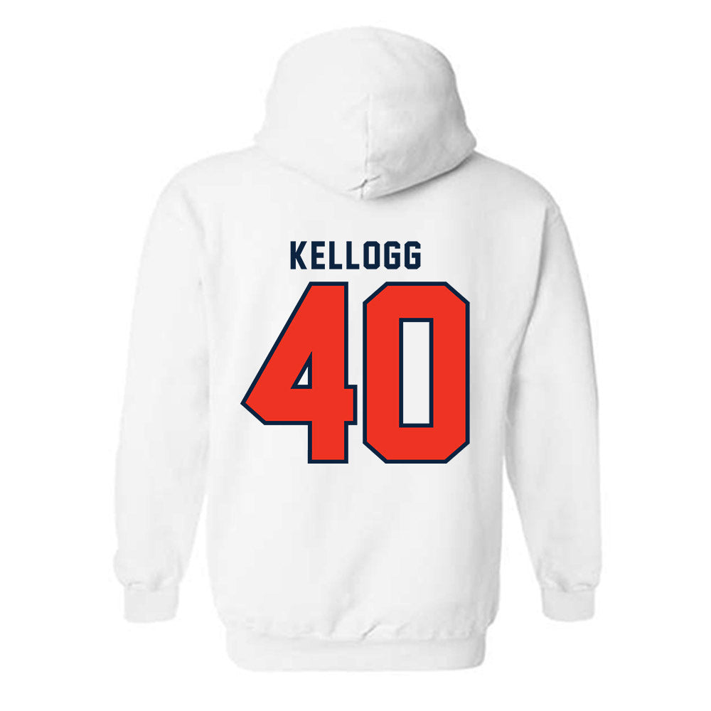 Syracuse - NCAA Men's Lacrosse : Tucker Kellogg - Classic Shersey Hooded Sweatshirt-1