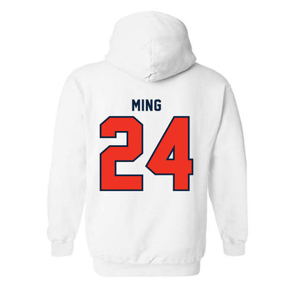 Syracuse - NCAA Men's Soccer : Sachiel Ming - Classic Shersey Hooded Sweatshirt-1