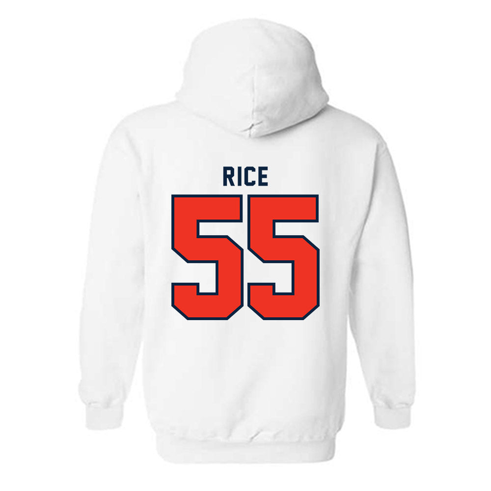 Syracuse - NCAA Football : Zach Rice - Classic Shersey Hooded Sweatshirt-1