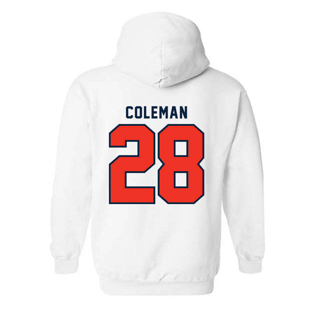 Syracuse - NCAA Football : Malachi Coleman - Classic Shersey Hooded Sweatshirt-1