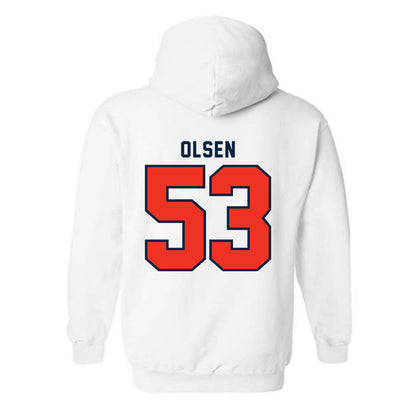 Syracuse - NCAA Football : Donald (Ted) Olsen - Classic Shersey Hooded Sweatshirt-1
