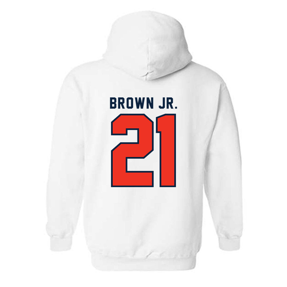 Syracuse - NCAA Football : Fran Brown Jr. - Classic Shersey Hooded Sweatshirt-1