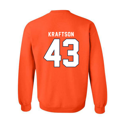 Syracuse - NCAA Men's Lacrosse : Charlie Kraftson - Classic Shersey Crewneck Sweatshirt-1