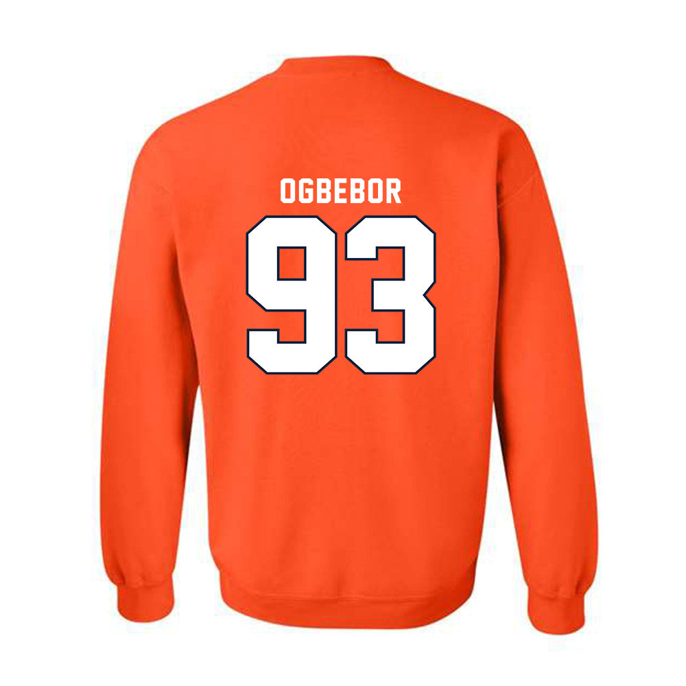 Syracuse - NCAA Football : Nissi Ogbebor - Classic Shersey Crewneck Sweatshirt-1