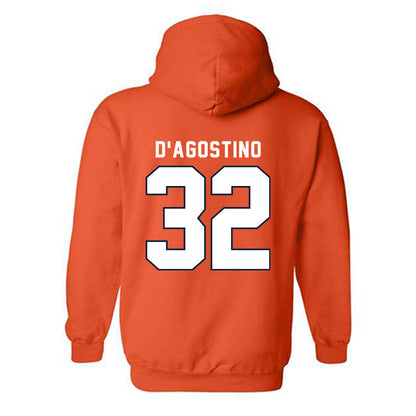 Syracuse - NCAA Men's Lacrosse : Louis D'Agostino - Classic Shersey Hooded Sweatshirt-1