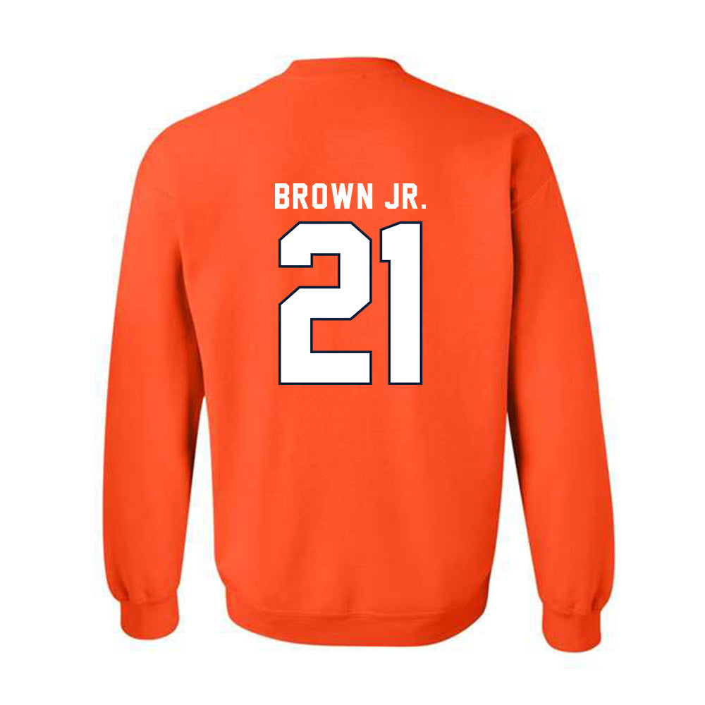 Syracuse - NCAA Football : Fran Brown Jr. - Classic Shersey Crewneck Sweatshirt-1
