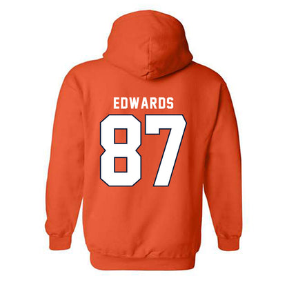 Syracuse - NCAA Football : Nate Edwards - Classic Shersey Hooded Sweatshirt-1