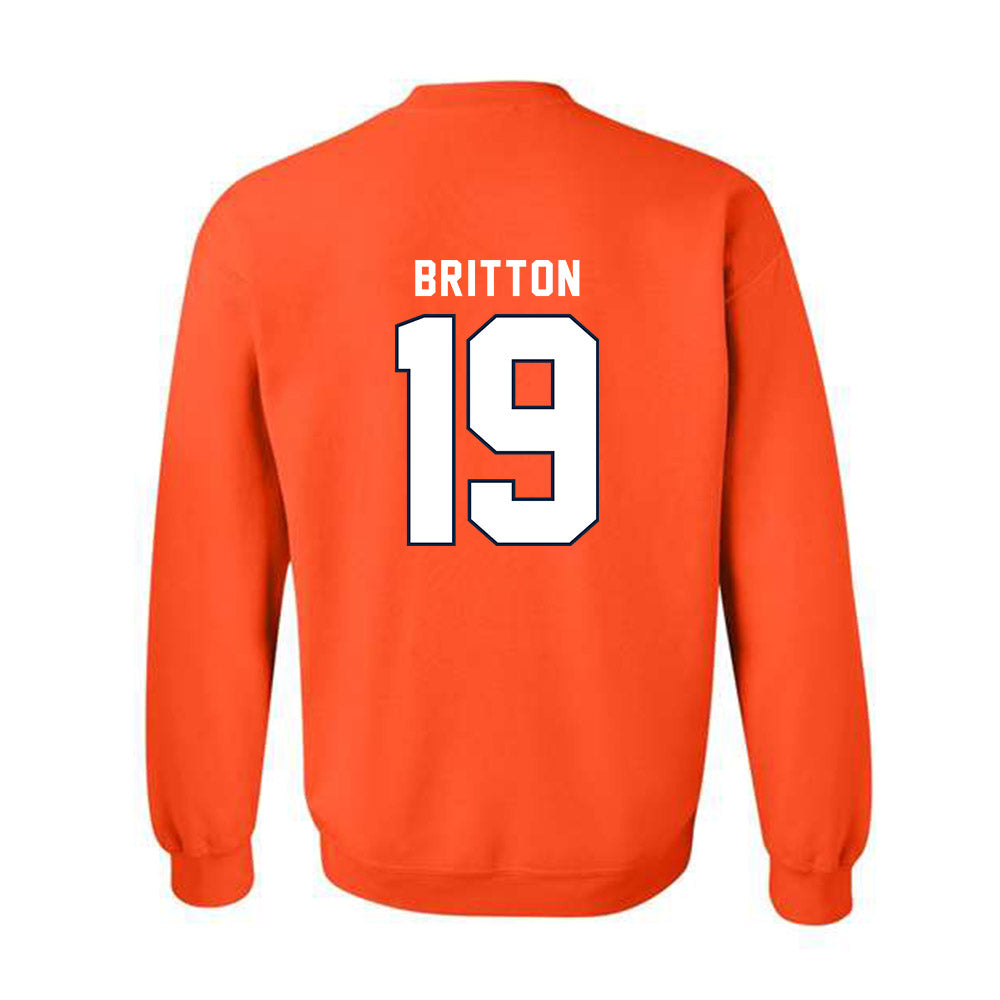 Syracuse - NCAA Women's Lacrosse : Gracie Britton - Classic Shersey Crewneck Sweatshirt-1